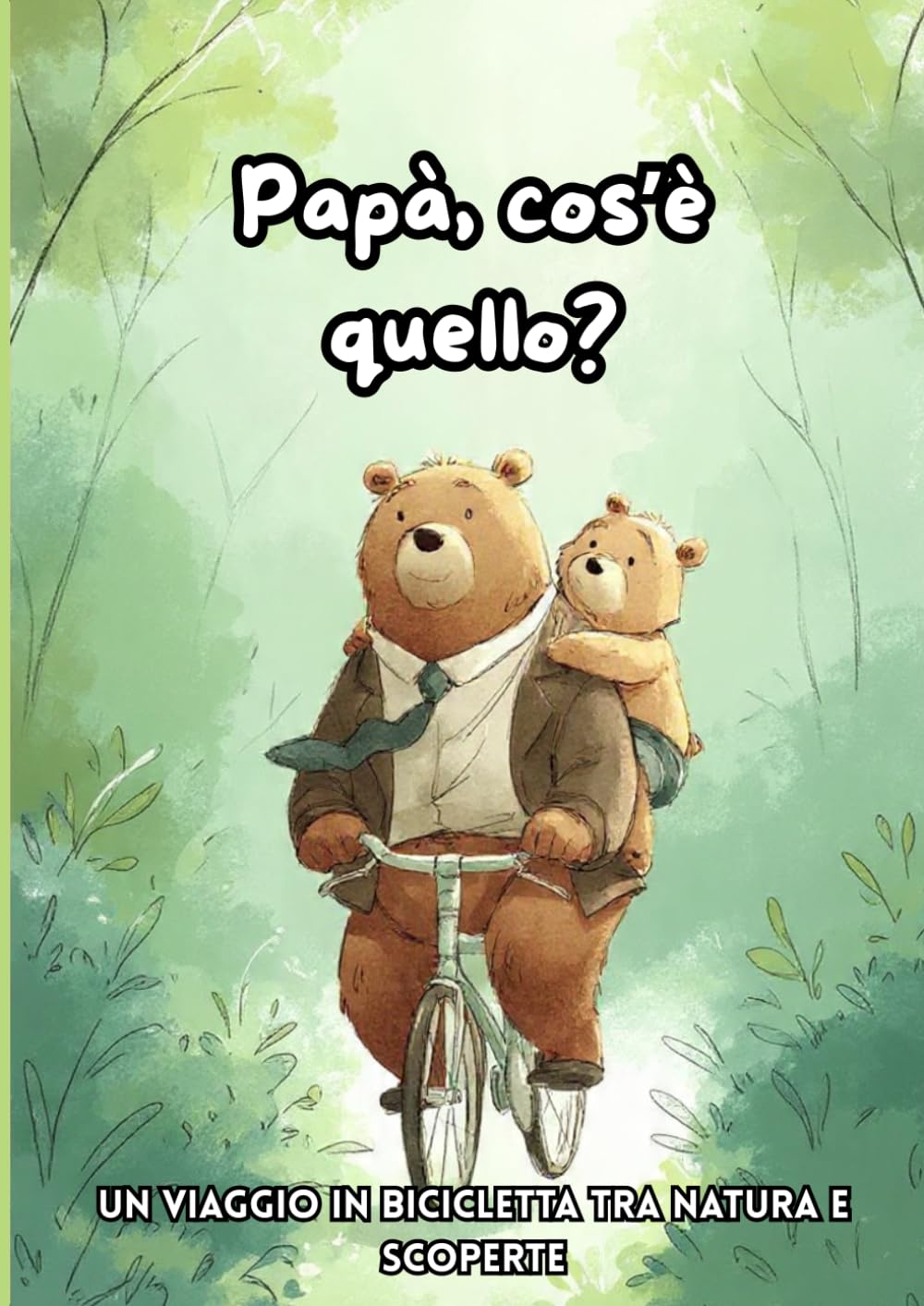 Papà, cos’è quello?: Un viaggio in bicicletta tra natura e scoperte. Ediz. a colori 3-6 anni