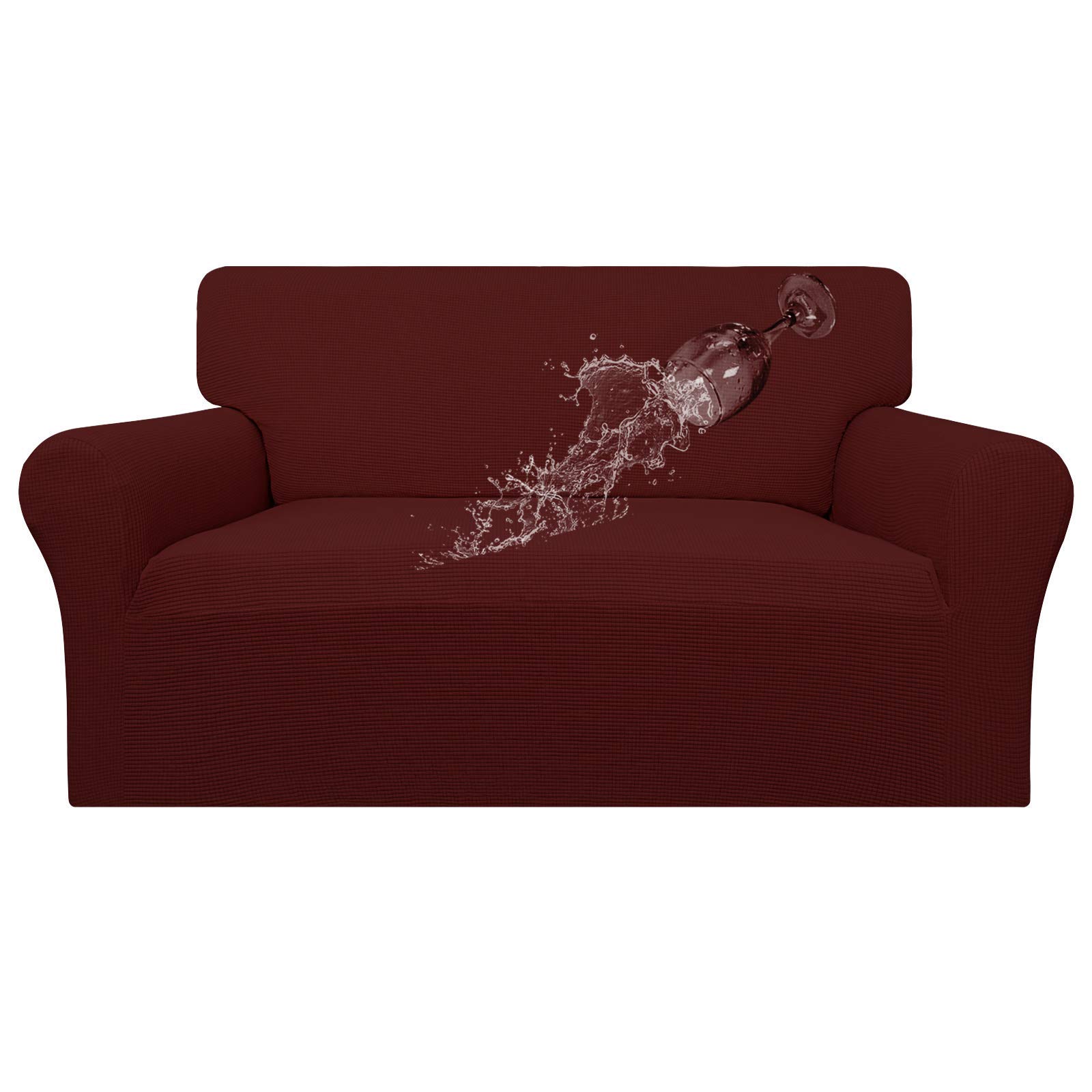 Easy-Going 100% Waterproof Loveseat Couch Cover Stretch Jacquard Sofa Cover