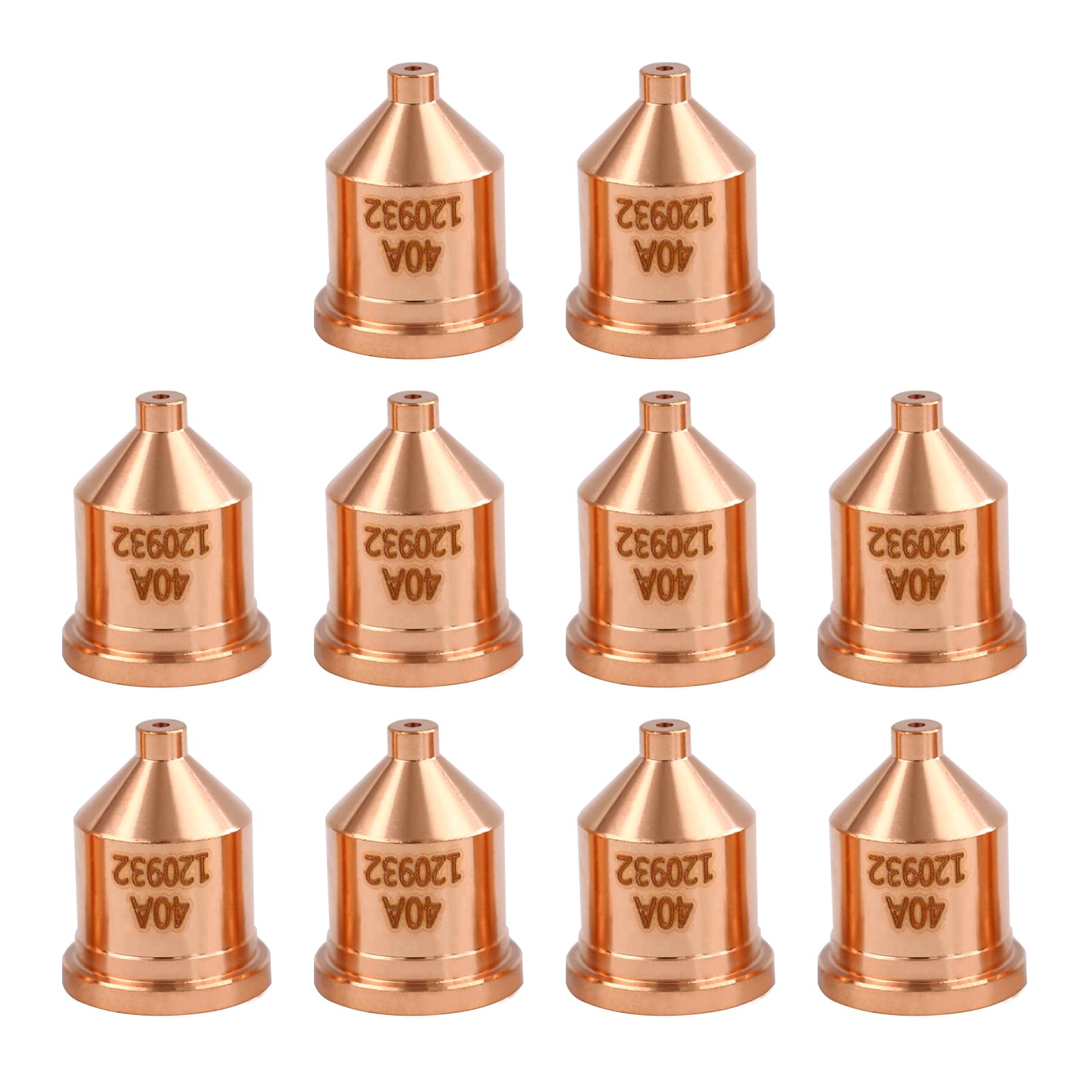 CZlewan 10Pcs 120932 Nozzles 40A Fit for Hypertherm PMX 1000/1250/1650/T80/T100 Plasma Consumables