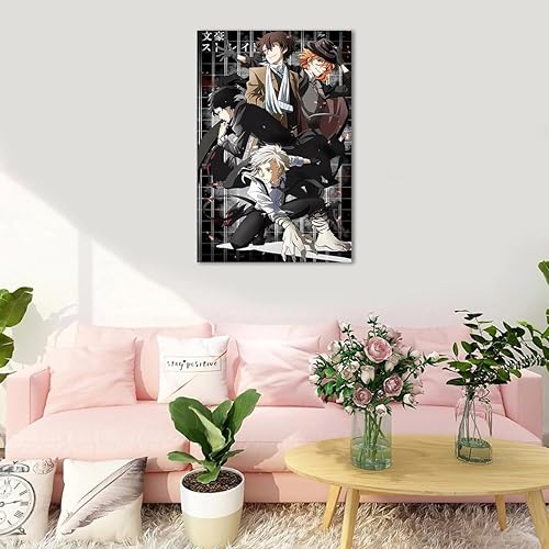 Miniatura 3 de Bungo - Póster de perros callejeros, pósteres de anime, habitación de niños y niñas, decoración estética, impresiones artísticas en lienzo para