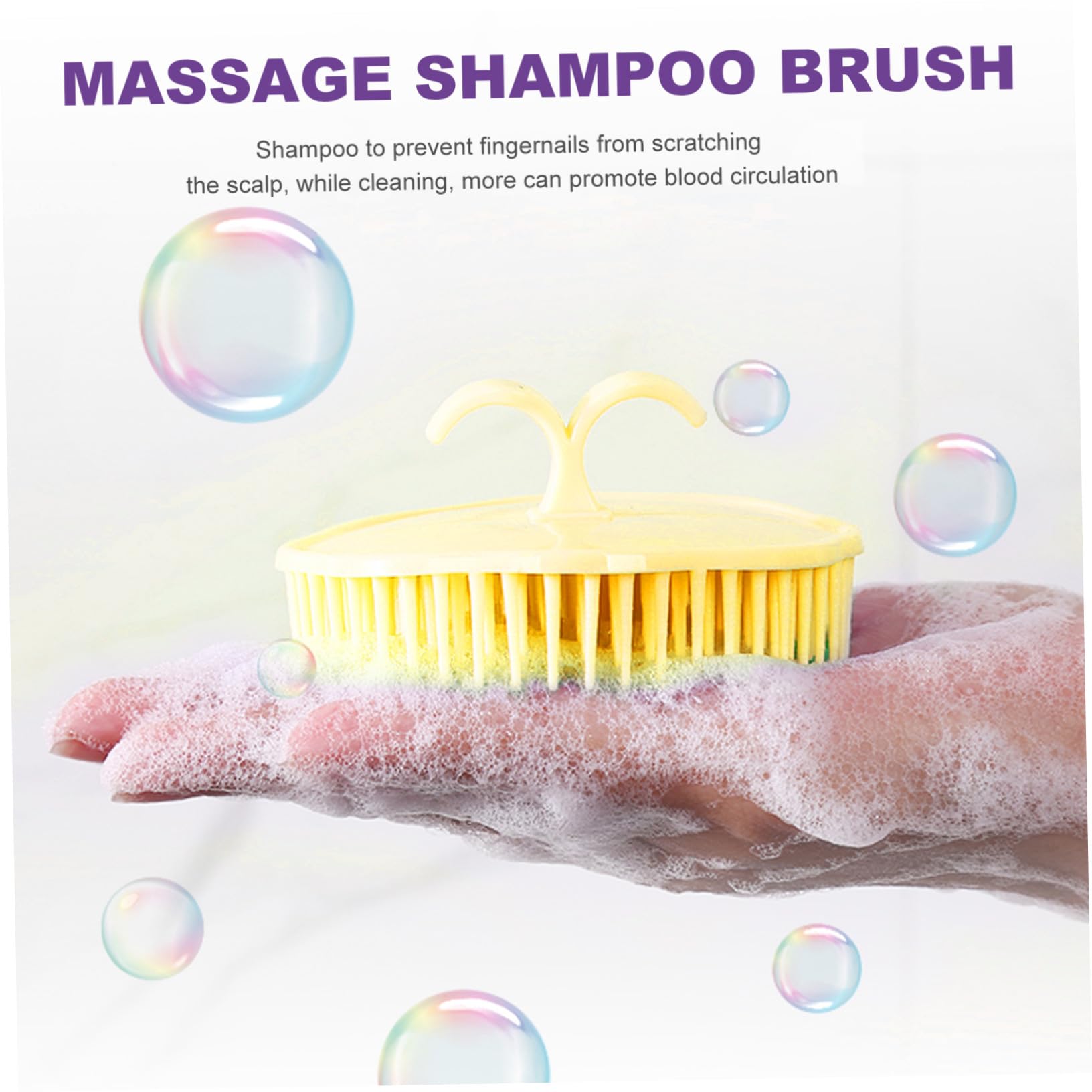 GALPADA Peignes De Massage Et Brosses à Cheveux Pour Cuir Chevelu, 12 Pièces, Plastique Léger, Élimination Des Impuretés, Adaptés à Types De Cheveux, Usage Domestique