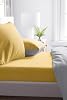 Rivaİstanbul Yellow Cotton Single Elastic Sheet 100x200