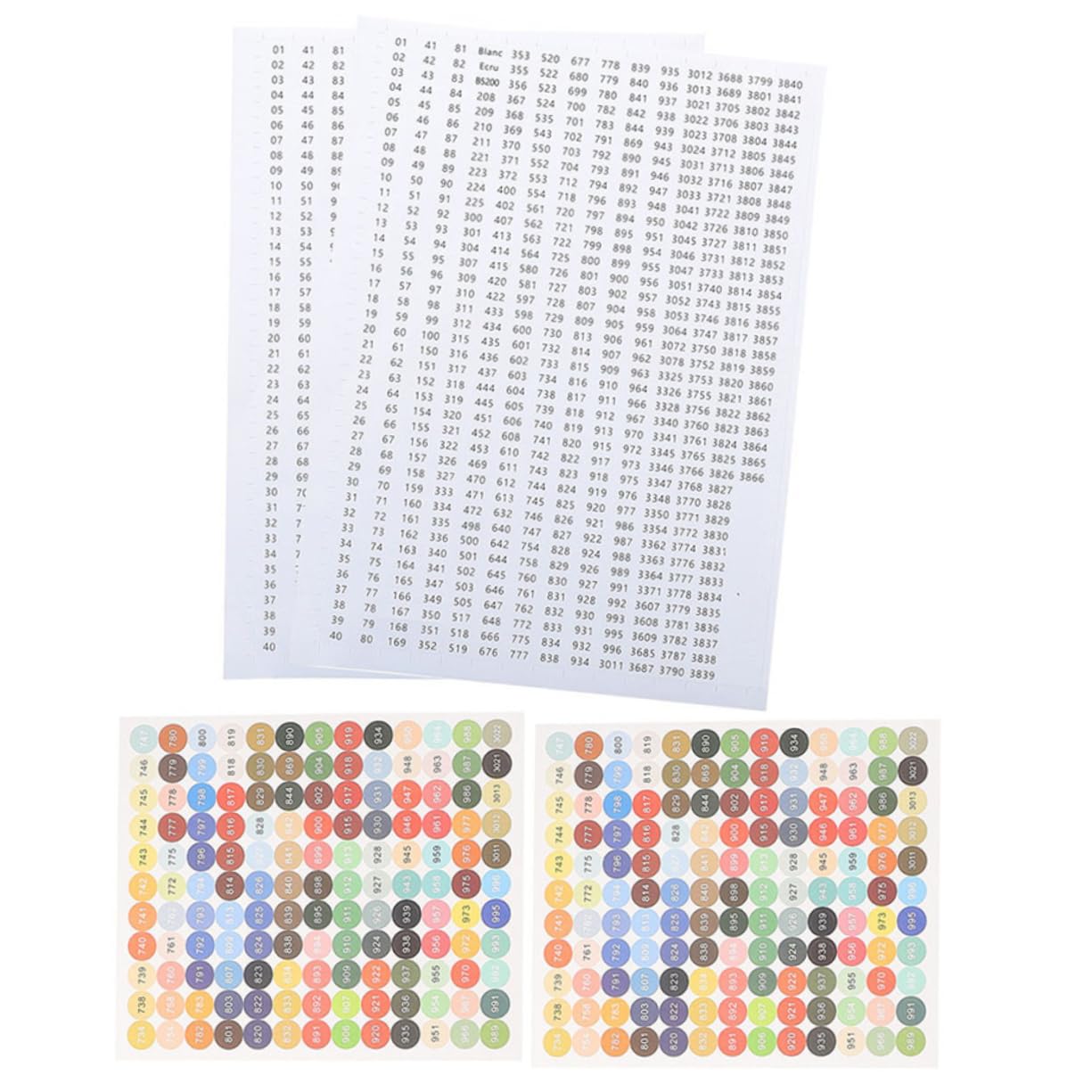 ARTIBETTER 3 Set Adesivi Digitali Adesivi A Forma Di Diamante Per Barattoli Rimovibili Etichette Adesive Per Cucina Etichette Per La Conservazione Piccole 4 fogli*3