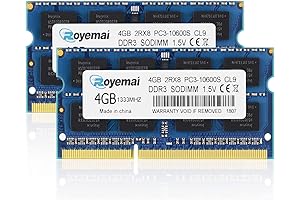 PC3-10600 DDR3 8GB Laptop RAM