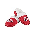 FOCO Kansas City Chiefs NFL NFL Womens Team Color Moccasin Slipper - L