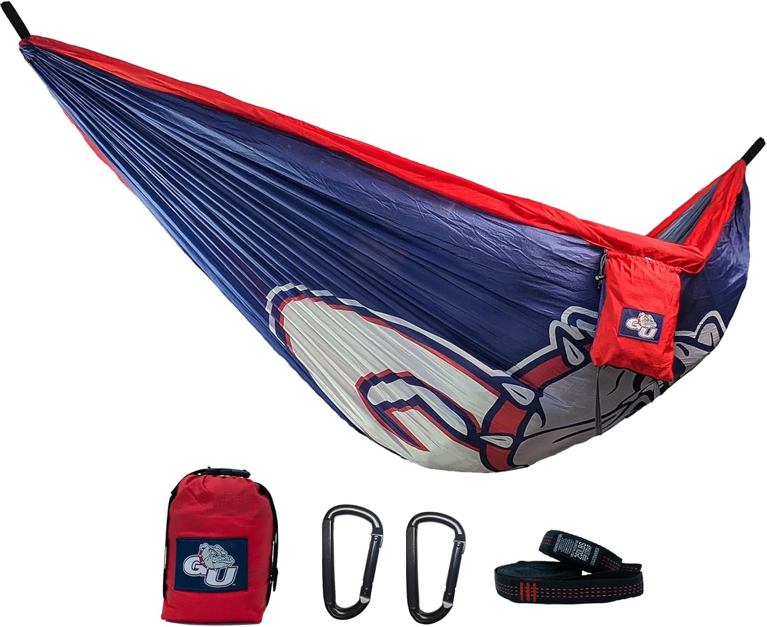 Rincon Official (Gonzaga University) College Hammock – Premium 210T Nylon, Spacious 112 x 74 inches (LxW) Double & Single Camping Hammock – Portable Outdoor Adventure Gear for Students and Alumni Rincon Official (Gonzaga University) College Hammock – Premium 210T Nylon, Spacious 112 x 74 inches (LxW) Double & Single Camping Hammock – Portable Outdoor Adventure Gear for Students and Alumni