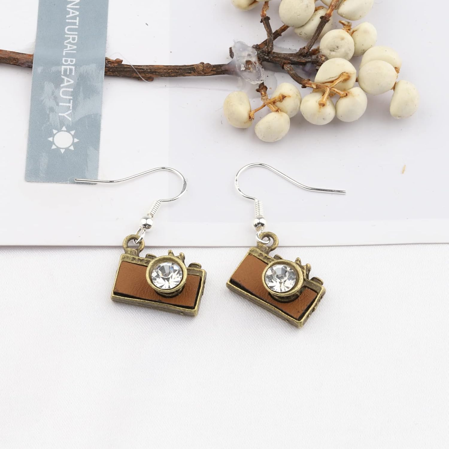 UJIMS Photographer Gift Cute Camera Earrings Camera Lovers Jewelry Photography Gifts Travel Jewelry for Women - Image 3