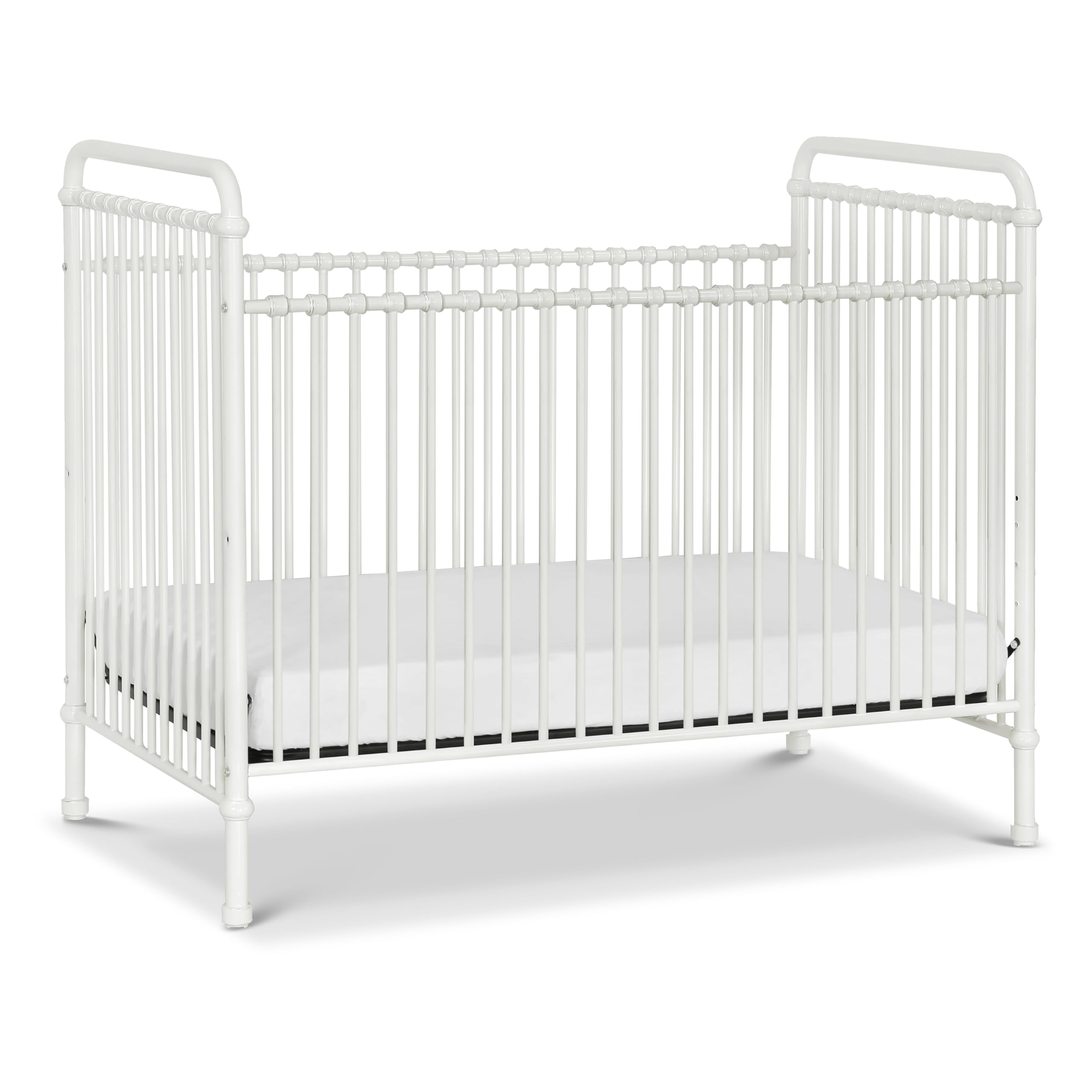 Namesake Abigail 3-in-1 Convertible Metal Crib Washed White