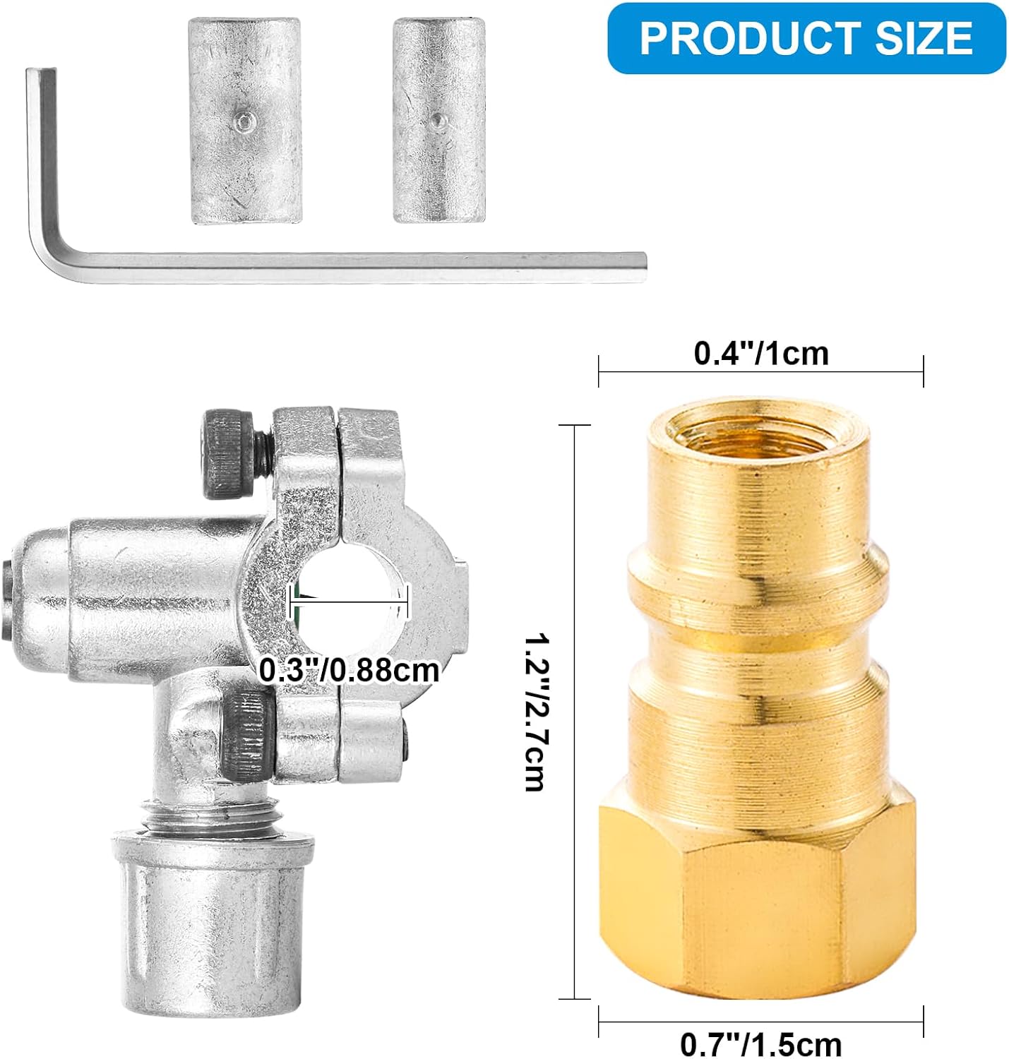 AC Retrofit Valve Kit, Retrofit Valve Kit, R12 to R134A Conversion Adapter with BPV31 Bullet Piercing Valve for HVAC Refrigerant System R12 R22 R502 R134A (Retrofit Valve + Adapter)