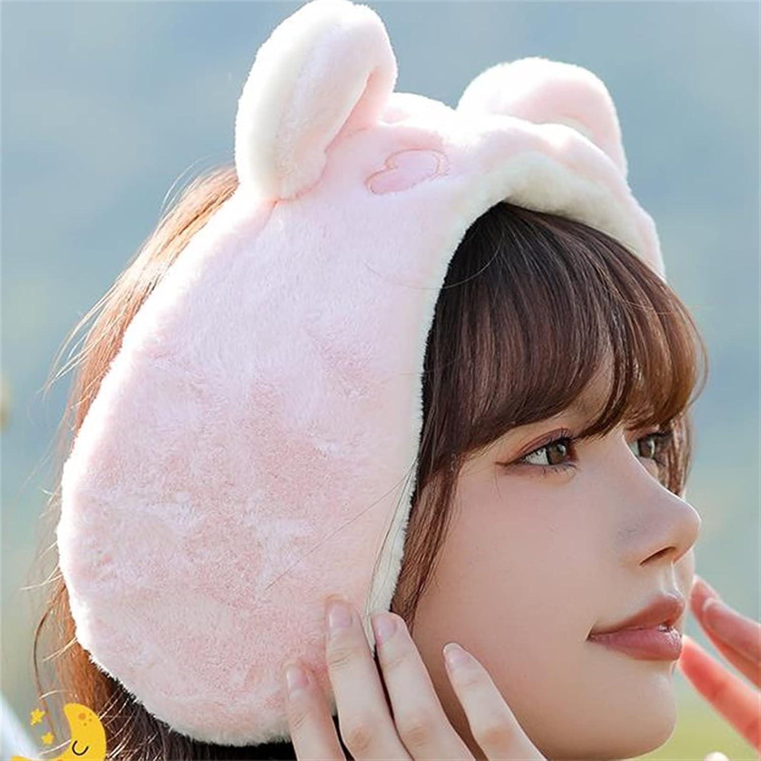 Earmuffs for Women Winter Winter Faux Fur Earmuffs Plush Suitable for Ladies Outdoor