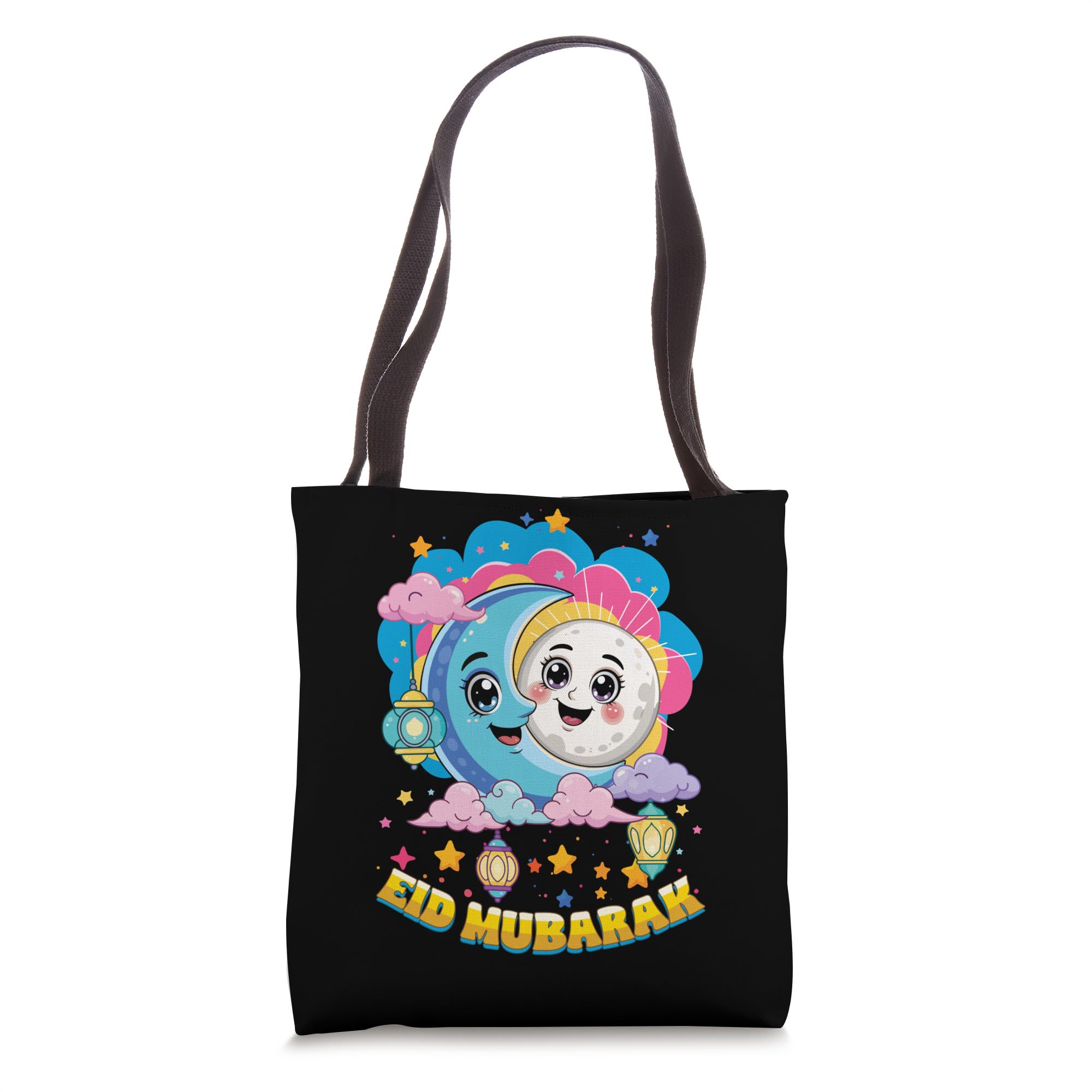 Eid Mubarak Happy Ramadan Islamic Holiday Muslim Kids Tote Bag