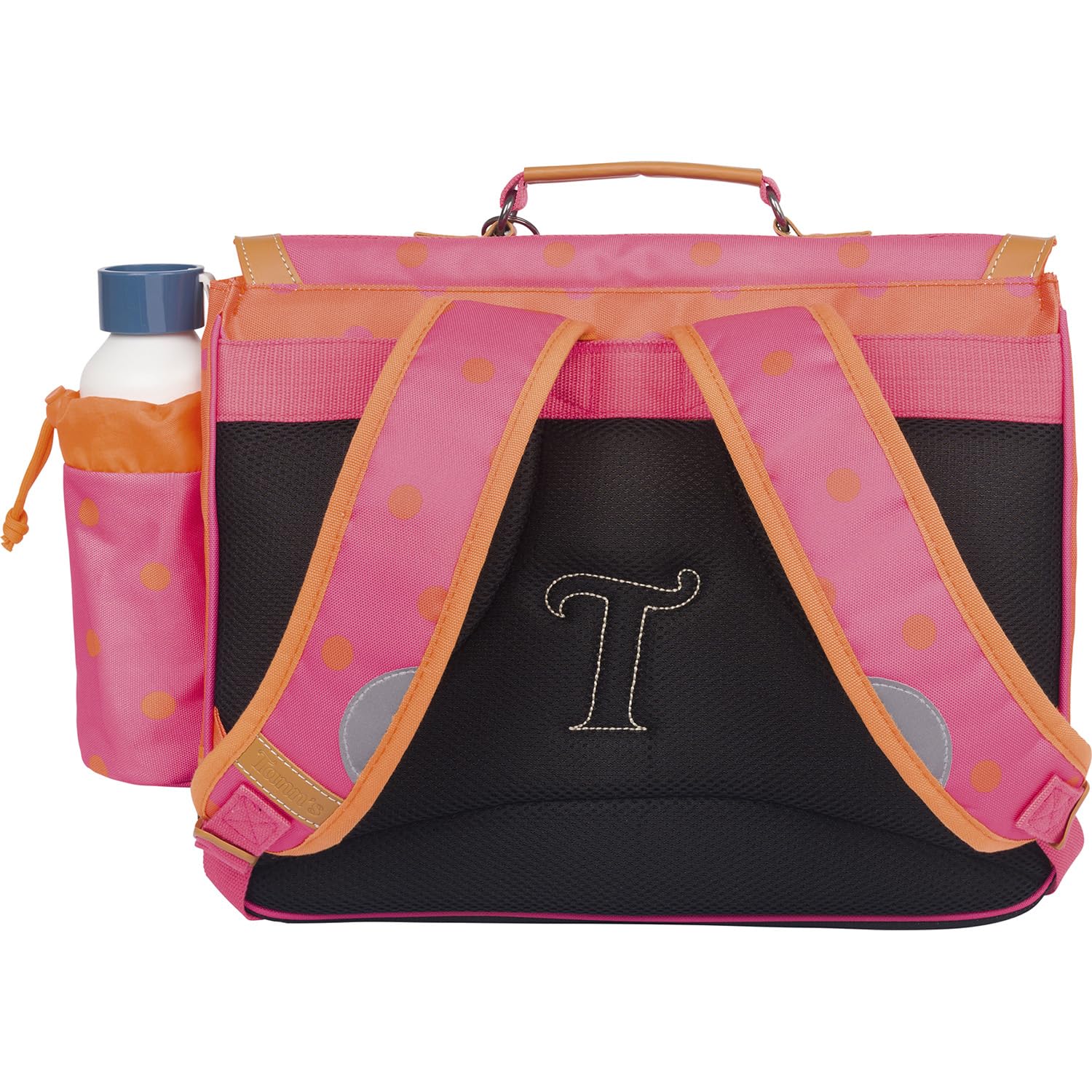 Tann's Sidonie, Cartable Fille, Rose/Orange, 38 cm