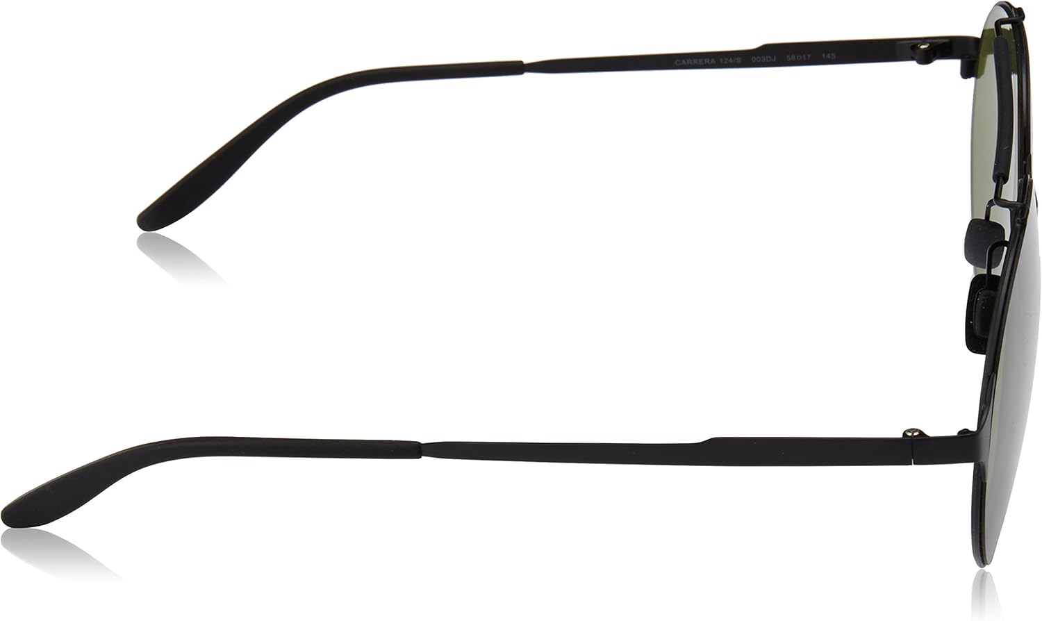 Carrera CA124/S 3 Matte Black 124/S Pilot Sunglasses Lens Category 2 Size 58mm