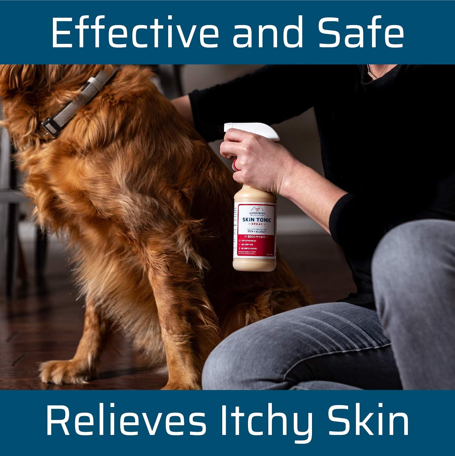 Buy Wondercide Skin Tonic Hot Spot Itch Relief Spray For Dogs And Cats With Natural Essential Oils Soothing First Aid Remedy For Pets For Dry Itchy Skin Allergy