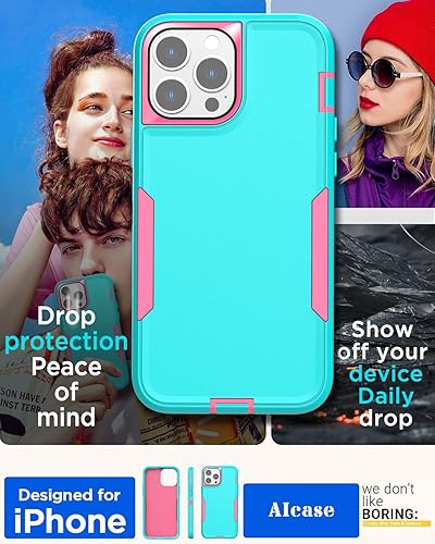 Miniatura 6 de AICase Funda para iPhone 1212 Pro, soporte magnético para automóvil, resistente de 2 capas, duradero, protección de grado militar, a prueba de