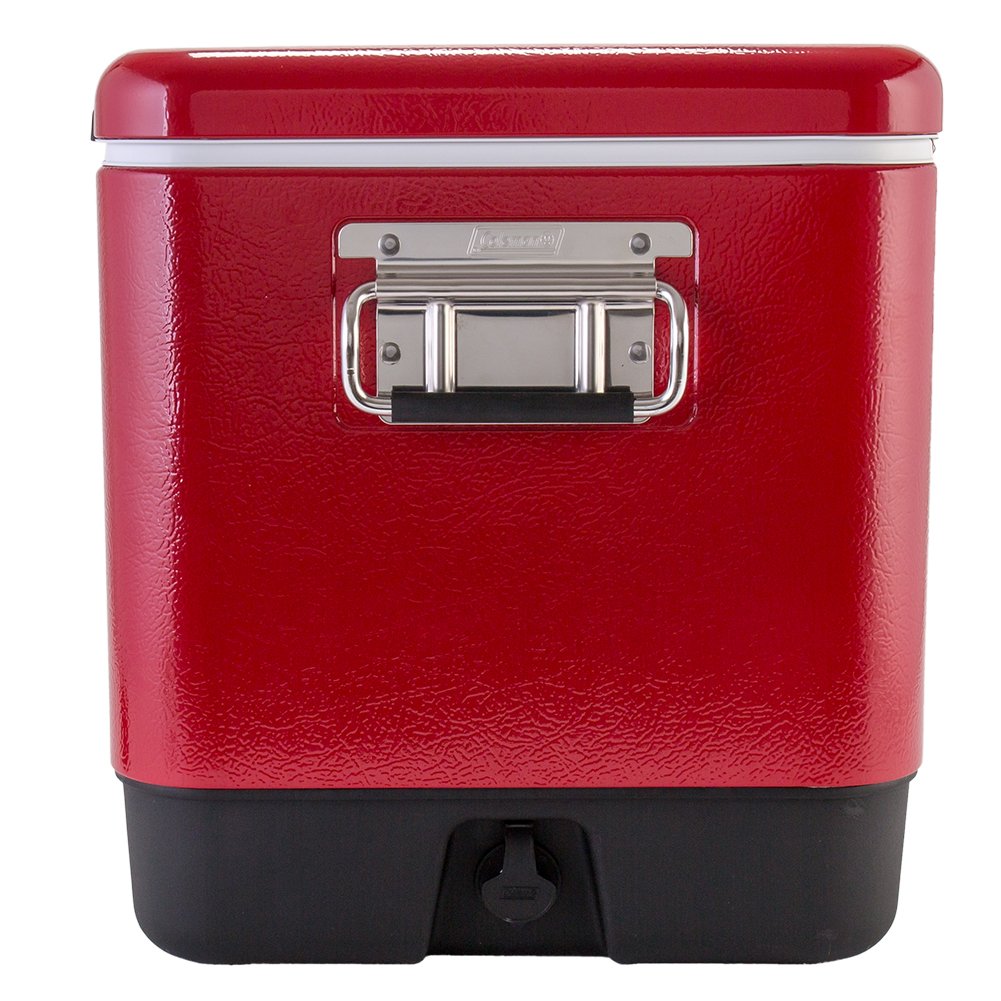 コールマン 54QT スチールベルトクーラーボックス 赤 レッド 約51L Amazon | コールマン クーラーボックス 54QTスチールベルトクーラー