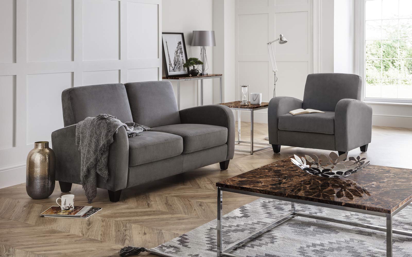 Julian Bowen Vivo Sessel, Grau