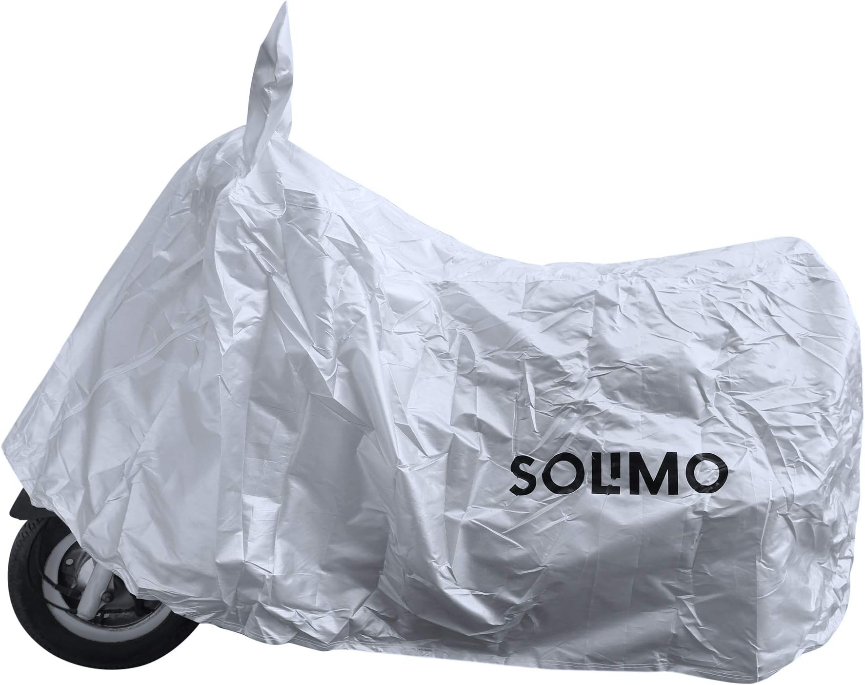 Amazon Brand - Solimo Polyester Uv Protection&Dustproof Bike Cover For Suzuki Access(Silver)
