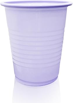 Disposable 5 oz Plastic Medical Dental Cups 1000 Count Lavender
