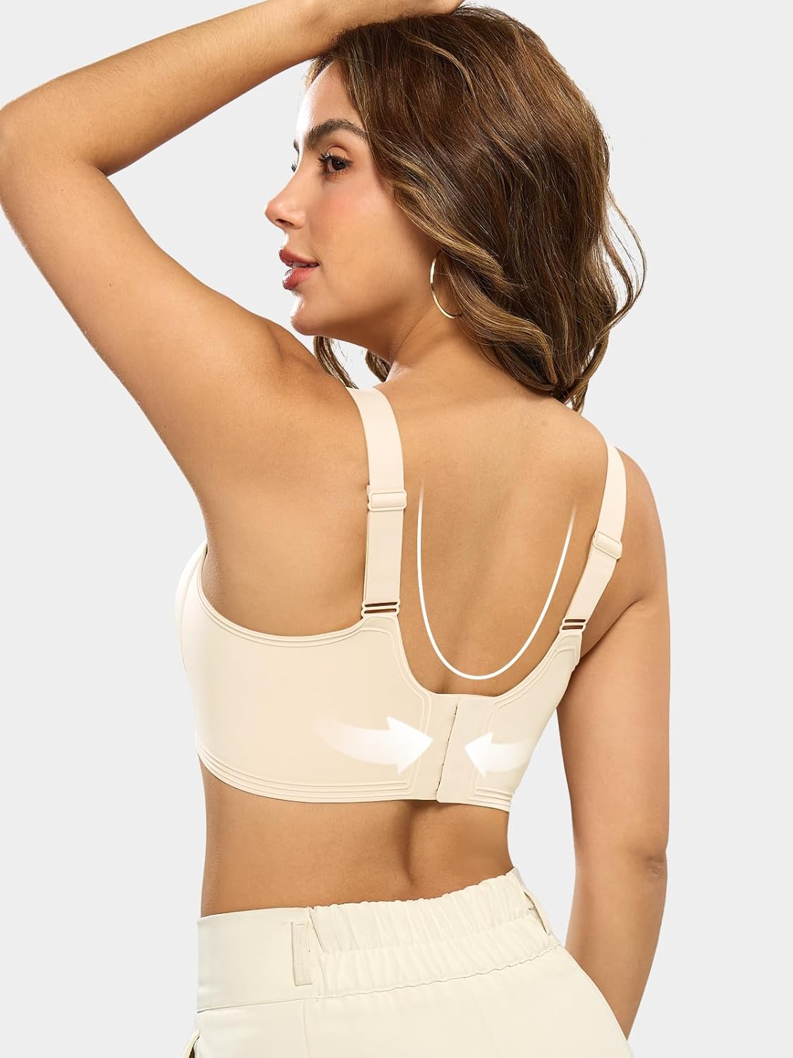 Women's Push Up Bra No Underwire Full Coverage Anti Sagging Sport Bras for Women Seamless Comfortable - Image 2