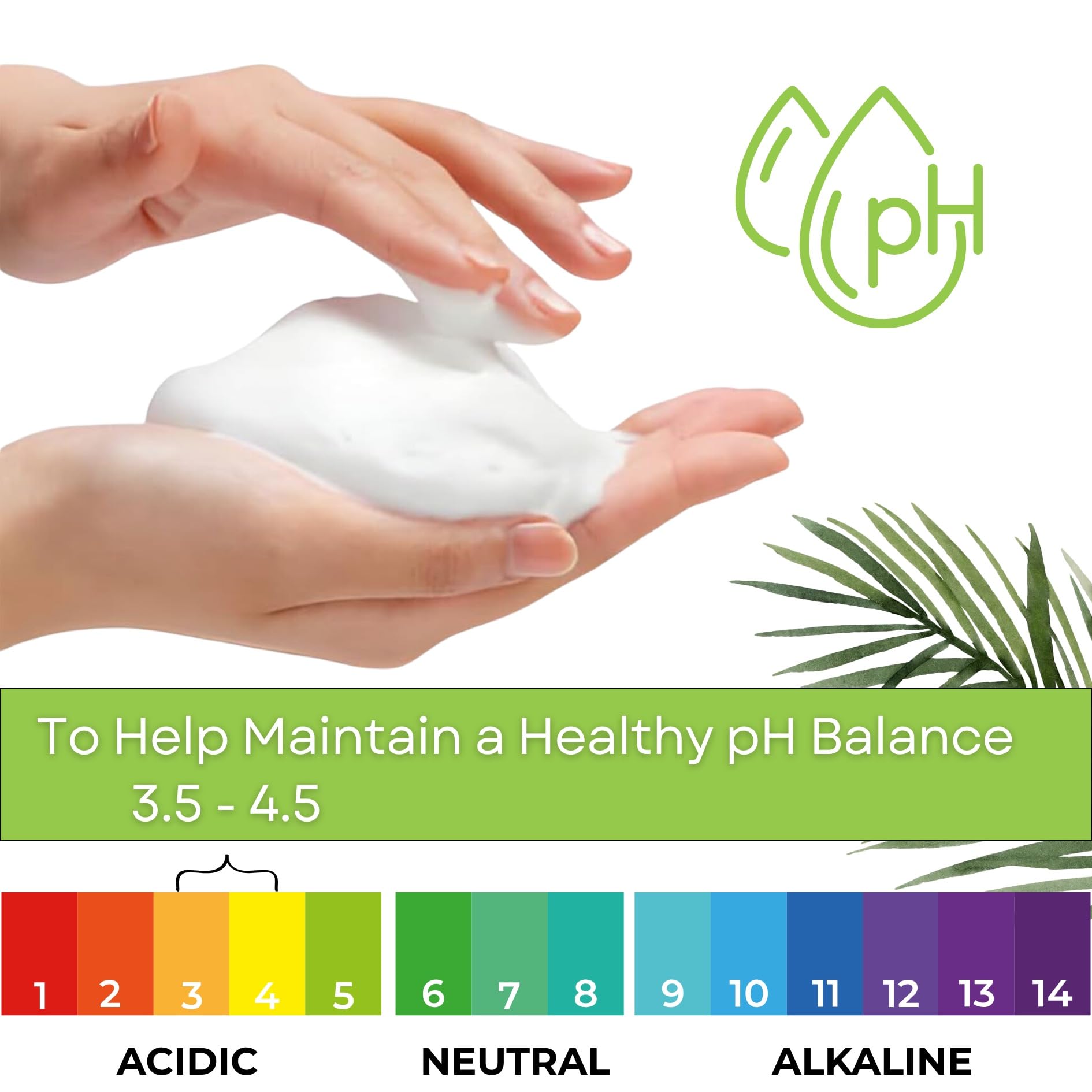 Premium Boric Acid Feminine Wash - PH Balanced Intimate Cleanser For Women With Sensitive Skin