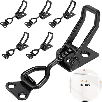 Heavy Duty Toggle Latches Hardware, 4001Pull Adjustable Holding Clamp with 330LBS Capacity for Woodworking, Welding, CNC Table, Metalworking and DIY Projects