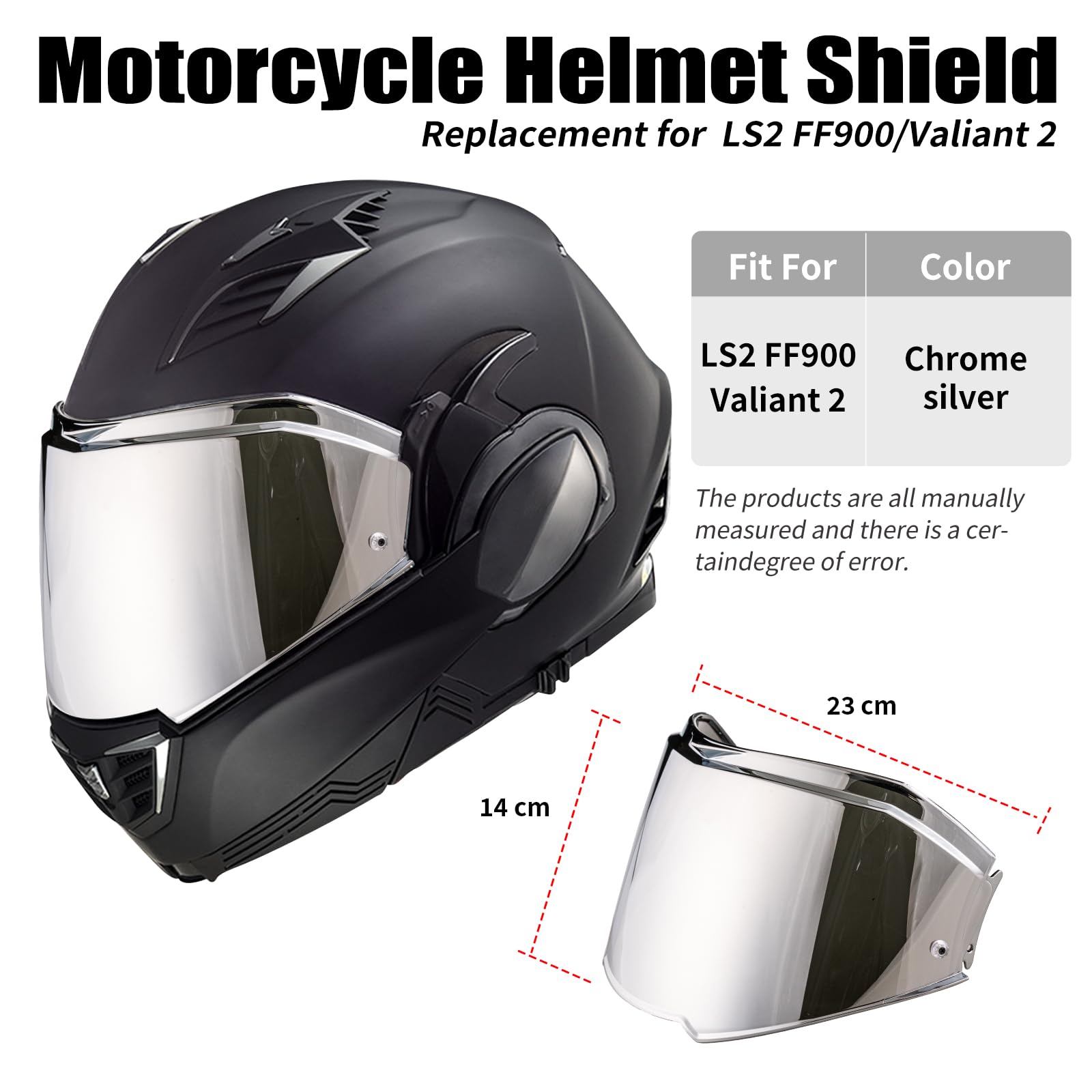 Visière Casque Moto FF900 Valiant II – Anti-rayures, UV, 4 Coloris | PC Haute Résistance