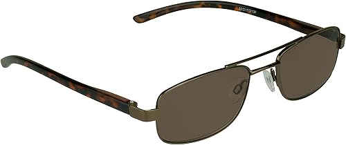 proSPORT Gafas de lectura tintadas con lente completa, para lectores de sol Piloto Cuadrado Aviator NO BIFOCAL