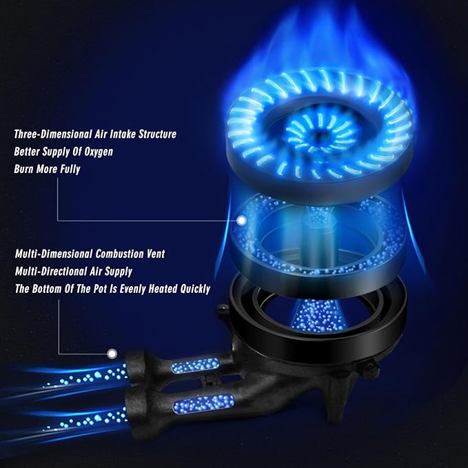 Estufa a Gas de 1 Puesto, 27.9 cm, De Piso, Gas miniatura 5