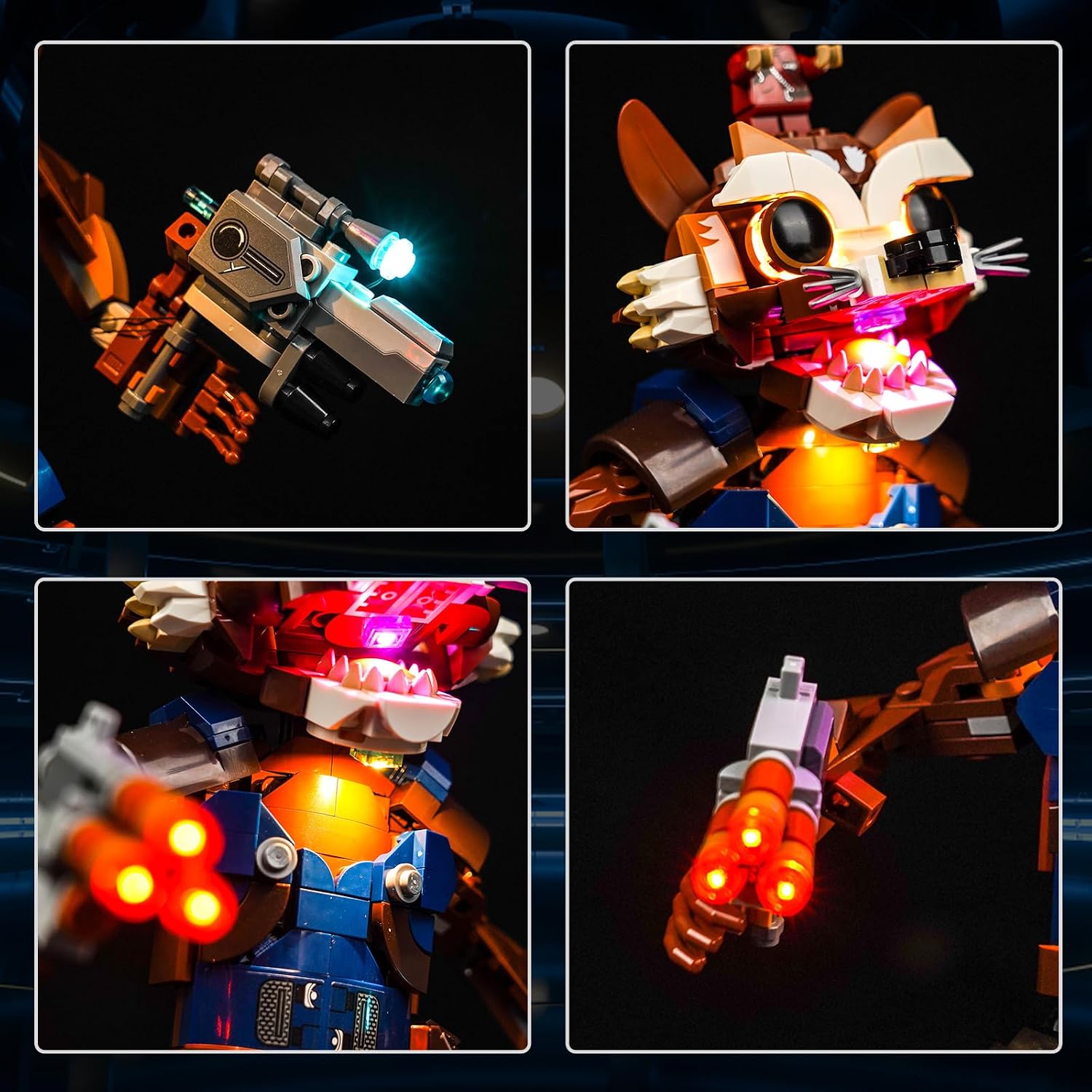 LED Light Kit for Lego 76282 Rocket, Light Kit ONLY, Lego Model is NOT Included (Standard)