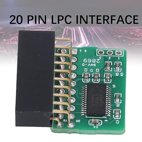 TPM2.0 Module 20 Pin Trusted Platform for SuperMicro AOM TPM-9665V TCG 2.0 Encryption Security with Infineon SLB9665 Compatible for PC Electronic Component