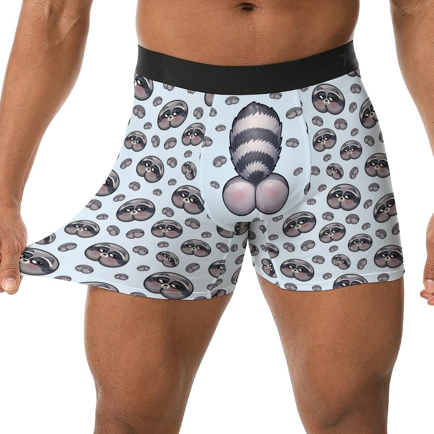 Men's Print Boxer Briefs Breathable Underwear Cool Underpants Boxers for Men Stretch Waist Underwears