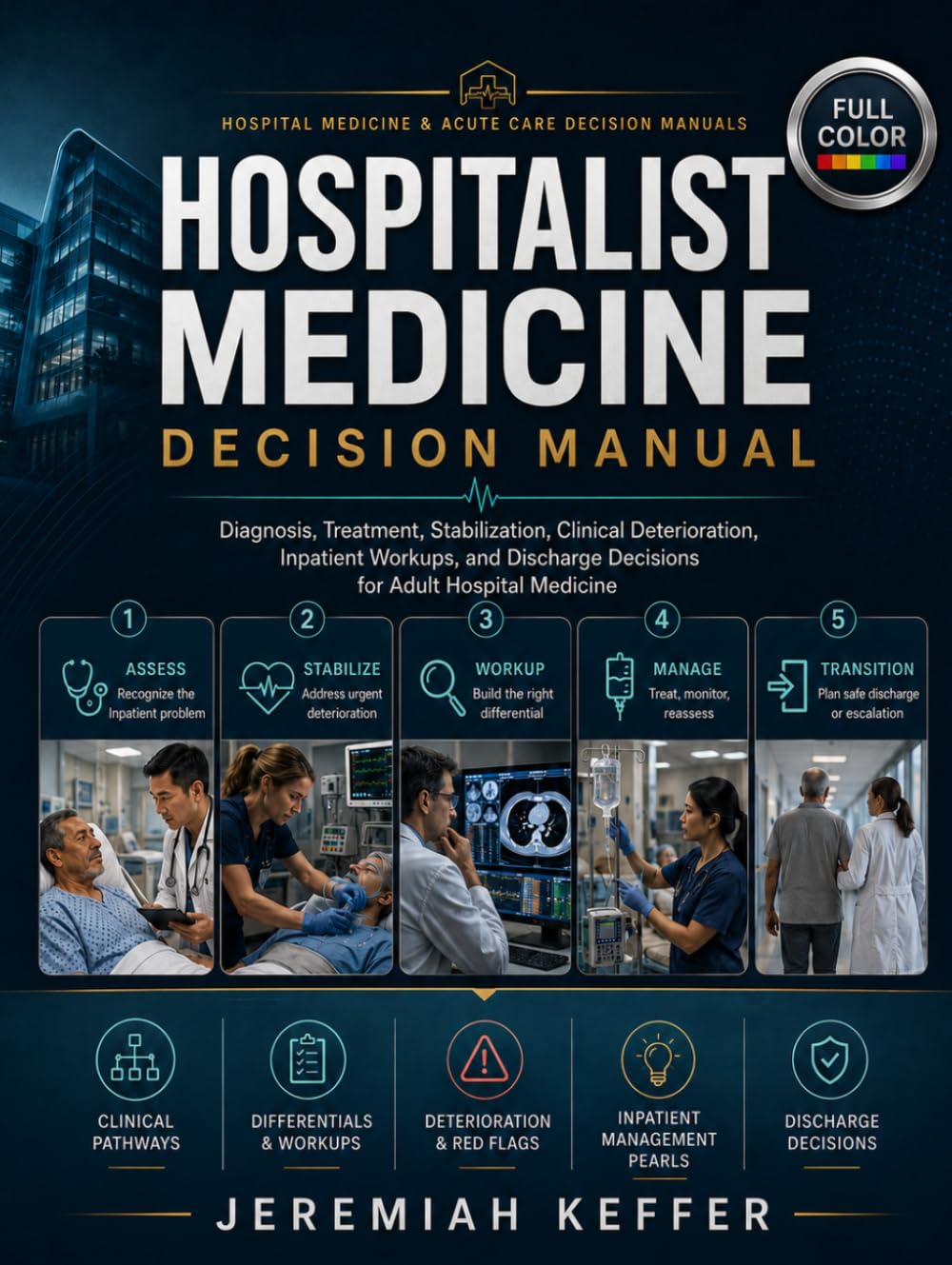 Hospitalist Medicine Decision Manual: Diagnosis, Treatment, Stabilization, Inpatient Workups, Clinical Deterioration, and Discharge Decisions in Adult Hospital Medicine