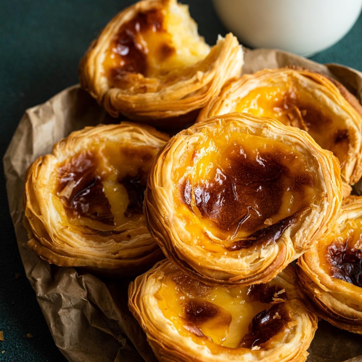 ART32209 Pasteis de NATA Moulds Set of 6 Silver Stainless Steel 5 cm