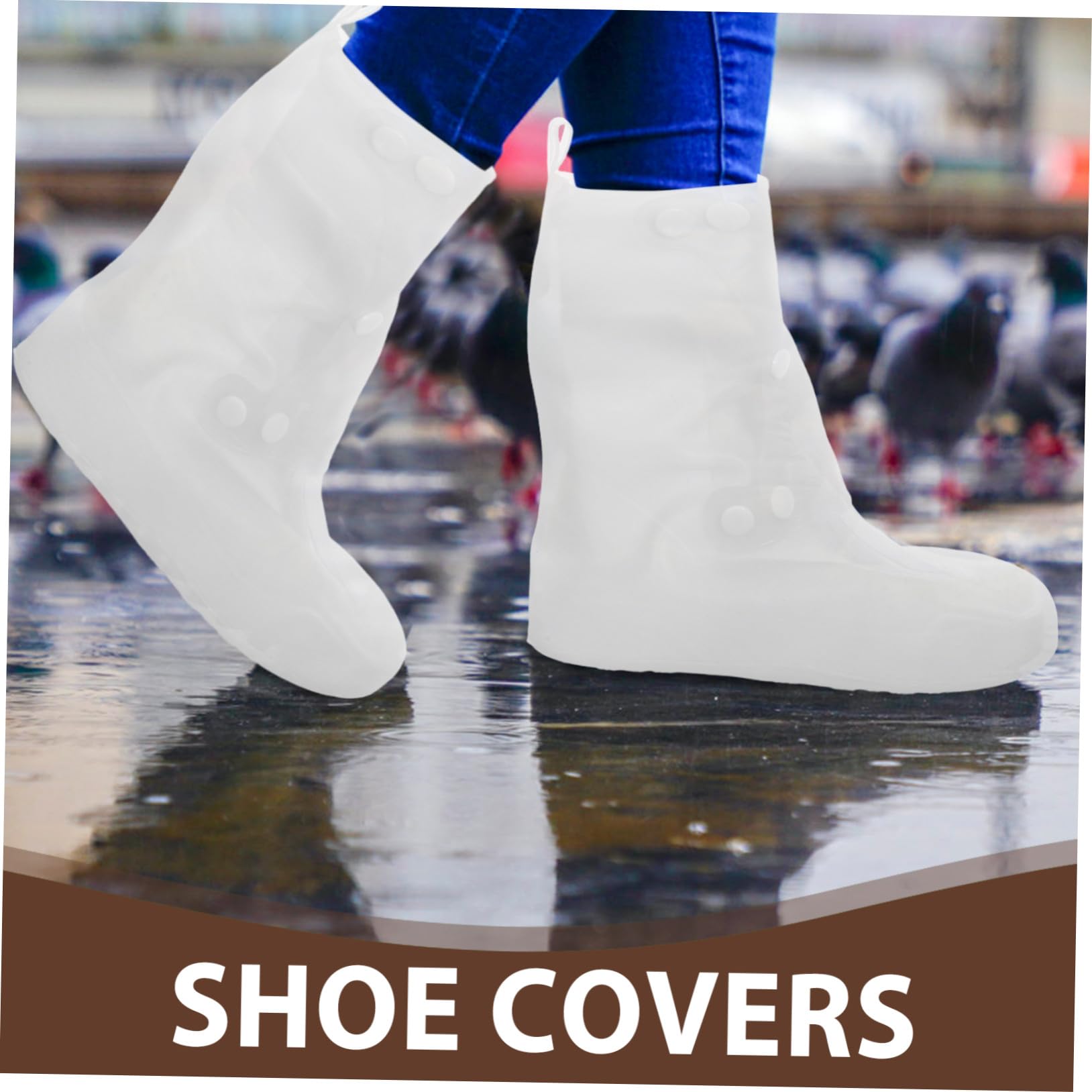Beaupretty 2 Pares De Fundas Impermeables Para Zapatos De Lluvia Fundas Protectoras Para Zapatos Para
