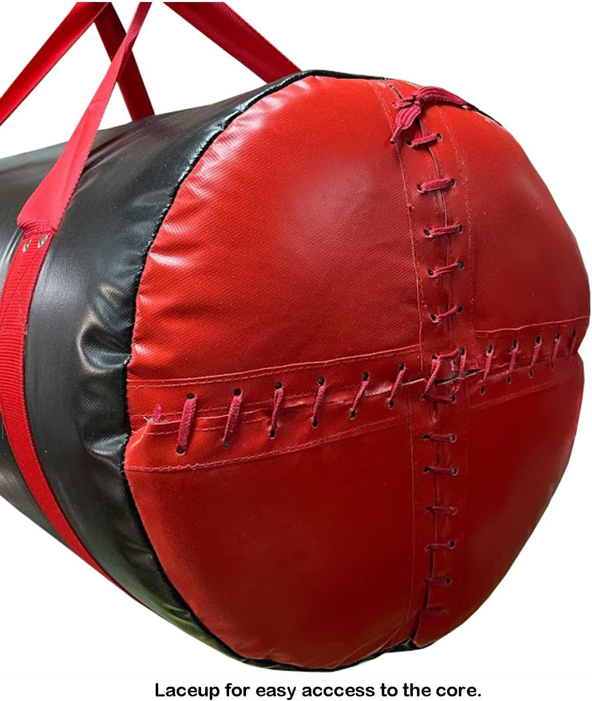 Ultimate Synthetic Leather Uppercut Bag 60 lbs, Durable & Versatile for Boxing, MMA, Muay Thai, Fitness Training – Thick ToughTek, Reinforced Stitching