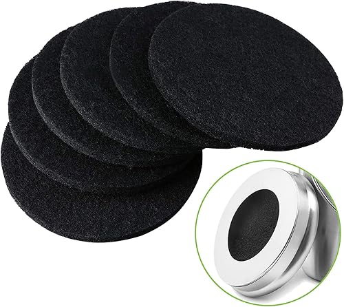 Filtros de carbón para cubo de compost, paquete de 12 filtros de compostaje para cocina, cubo de compost, filtro de repuesto para encimera, juegos
