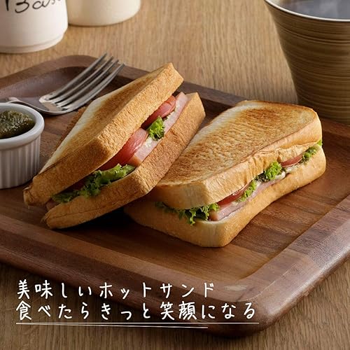 Miniatura 6 de Shimomura Kihan Tsubame Sanjo - Sandwichera caliente, doble, fabricada en Japón, hierro, compatible con inducción, quemaduras en las orejas,