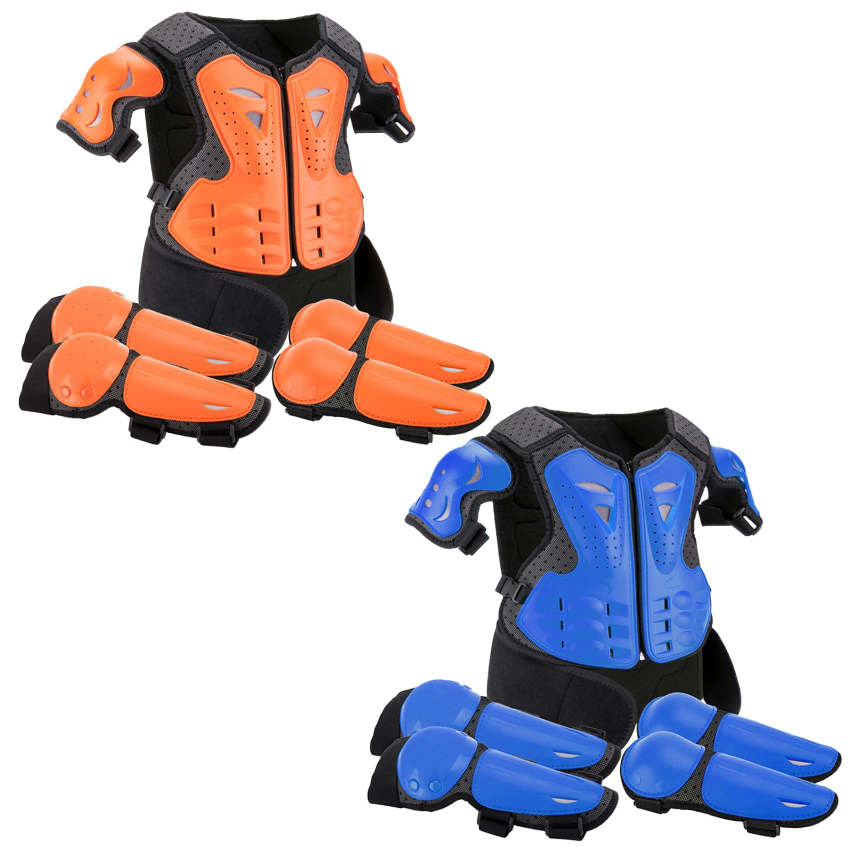 Protector de cuerpo para motocicleta infantil transpirable a prueba de golpes ajustable Dirtbike bicicleta monopatín