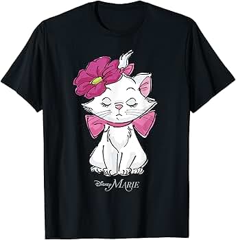 ディズニー ヒグチユウコ おしゃれキャット マリー Tシャツ 未使用新品 極美品 ヒグチユウコ ディズニー コラボ おしゃれキャット