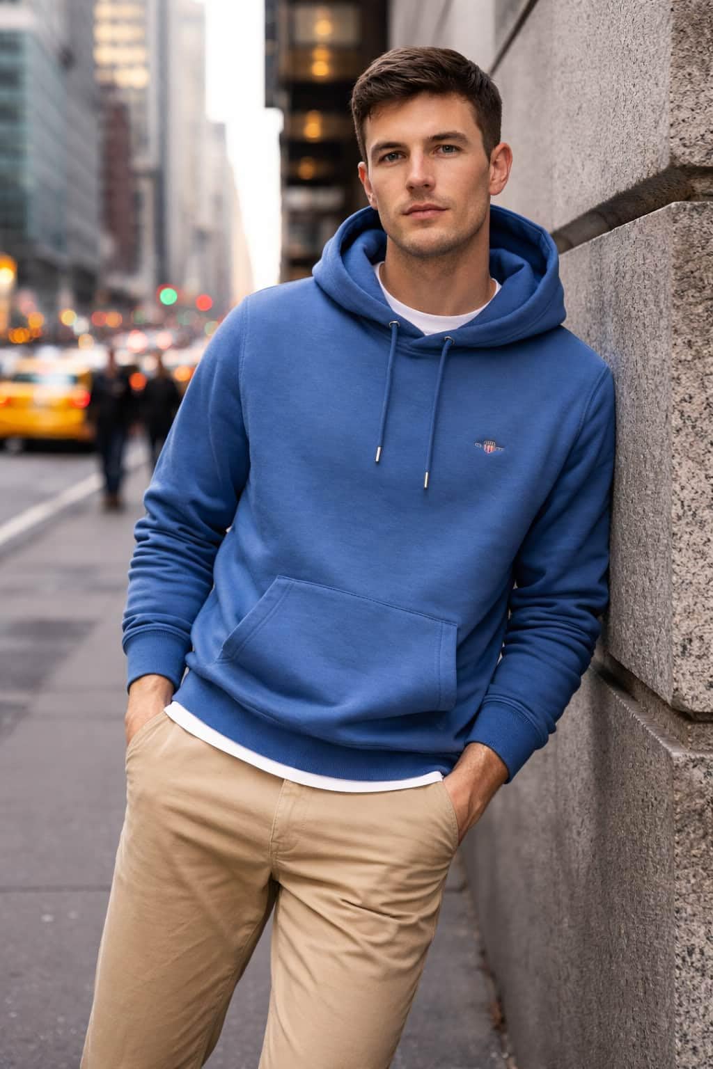 GANT Uomo Felpa con Cappuccio Pullover con Scudo Normale, Bubbelgum Pink