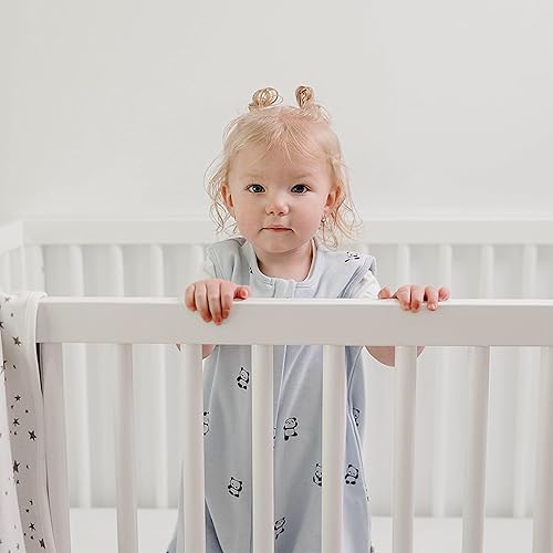 Miniatura 5 de Woolino Bolsa de dormir 4 temporadas para bebé con pies, lana de merino o saco, 0  3 años, 6 - 18 meses, Panda