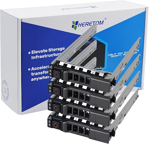 Miniatura 7 de Bandeja de disco duro Caddy 8FKXC 08FKXC Soporte de disco duro 2.5 pulgadas Montaje SSD SAS SATA Caddy Compatible para Dell PowerEdge R630 R730