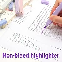 Vista 4 de 12 Bible Highlighters, Aesthetic Highlighter, Pastel Highlighters Assorted Colors, Bible Highlighter and Pens No Bleed, Bi-ble Study Supplies