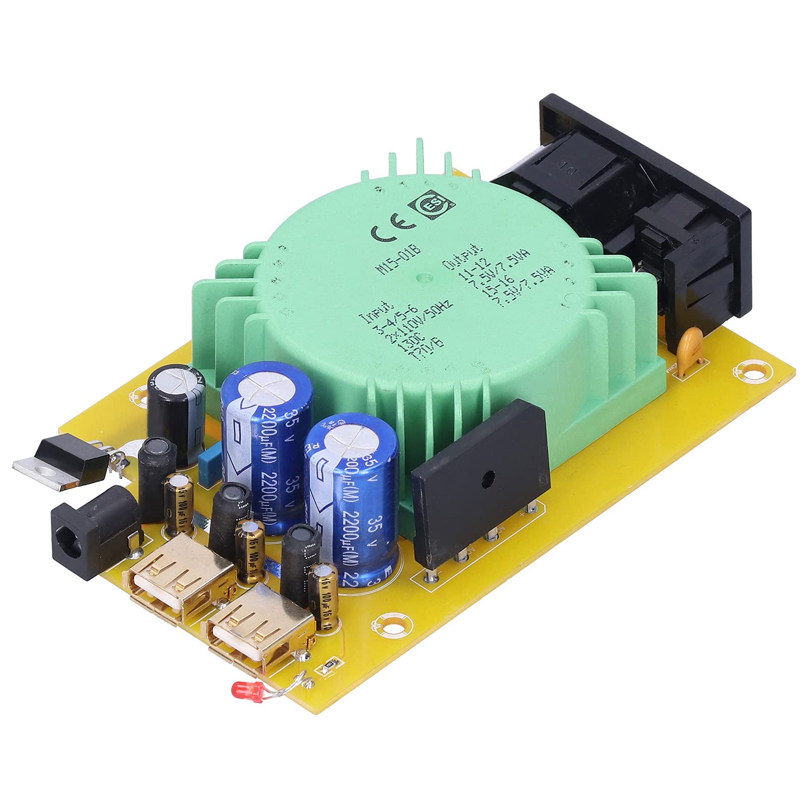 Module régulateur 15 VA, alimentation double sortie, carte stabilisatrice de tension CC intégrée