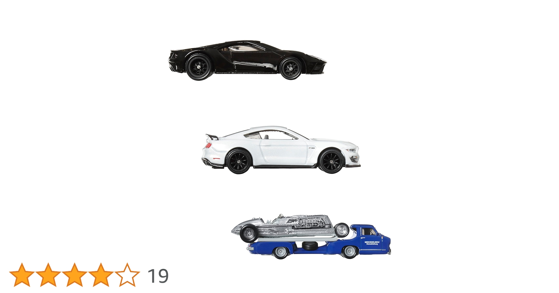 HotWheels COLLECTORS　3台セット Hot Wheels Premium Collector Display Sets, 3 Cars & 1
