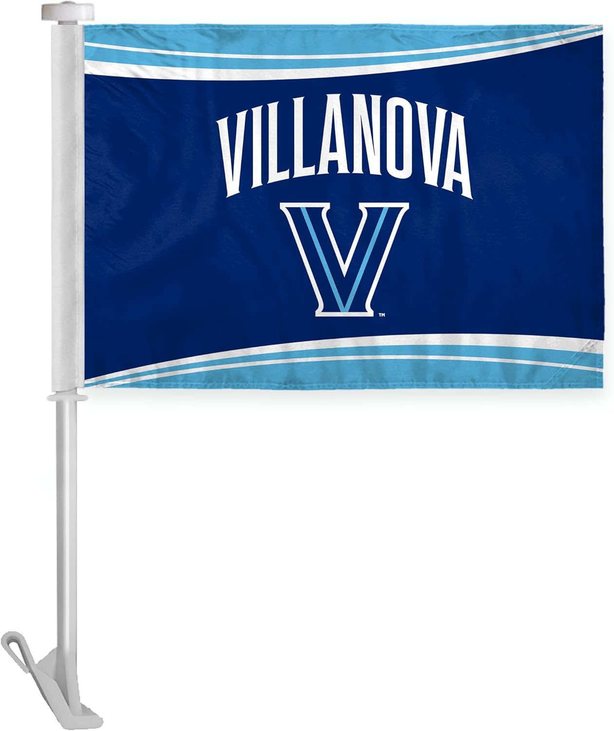 AGAS Villanova VU Wildcats Golf Flags with Tube Insert 14x20 inch, Mini Putting Green Flags for Yard, 200D Nylon, Canvas Header Stitched Borders