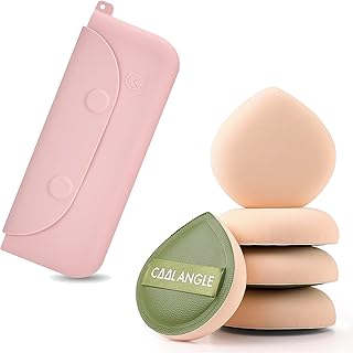 Esponja de maquillaje y soporte de cepillo de...