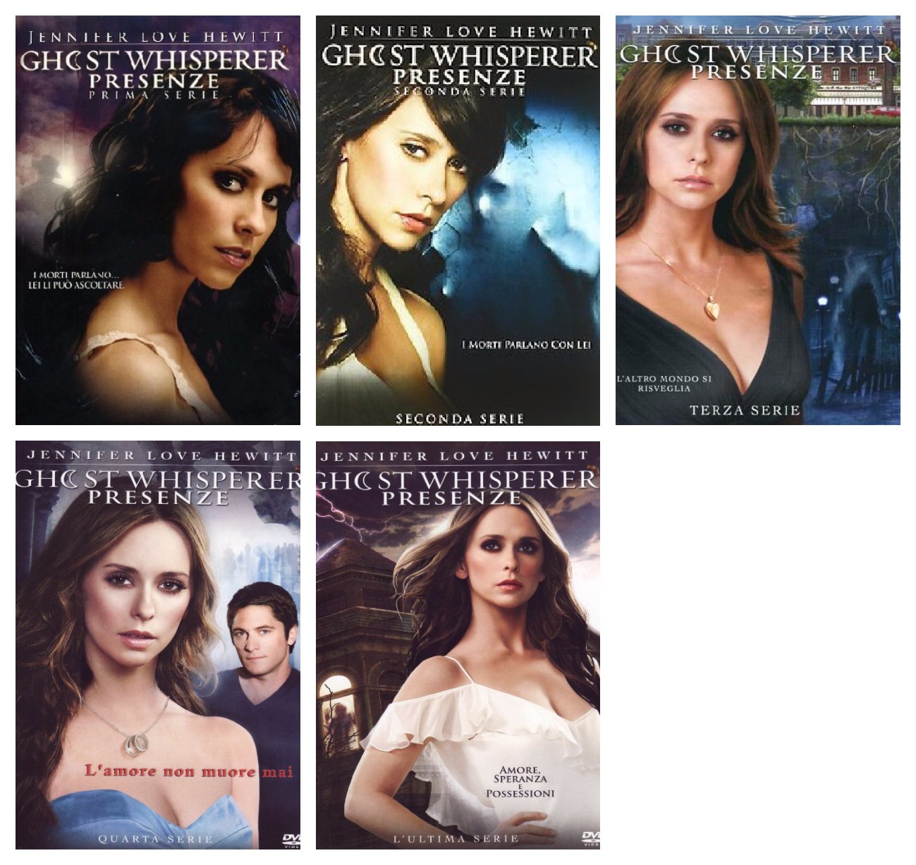 GHOST WHISPERER SERIE COMPLETA - STAGIONI DA 1 A 5 (STAGIONE FINALE) - 29 DVD - COFANETTI SINGOLI, ITALIANI, NUOVI