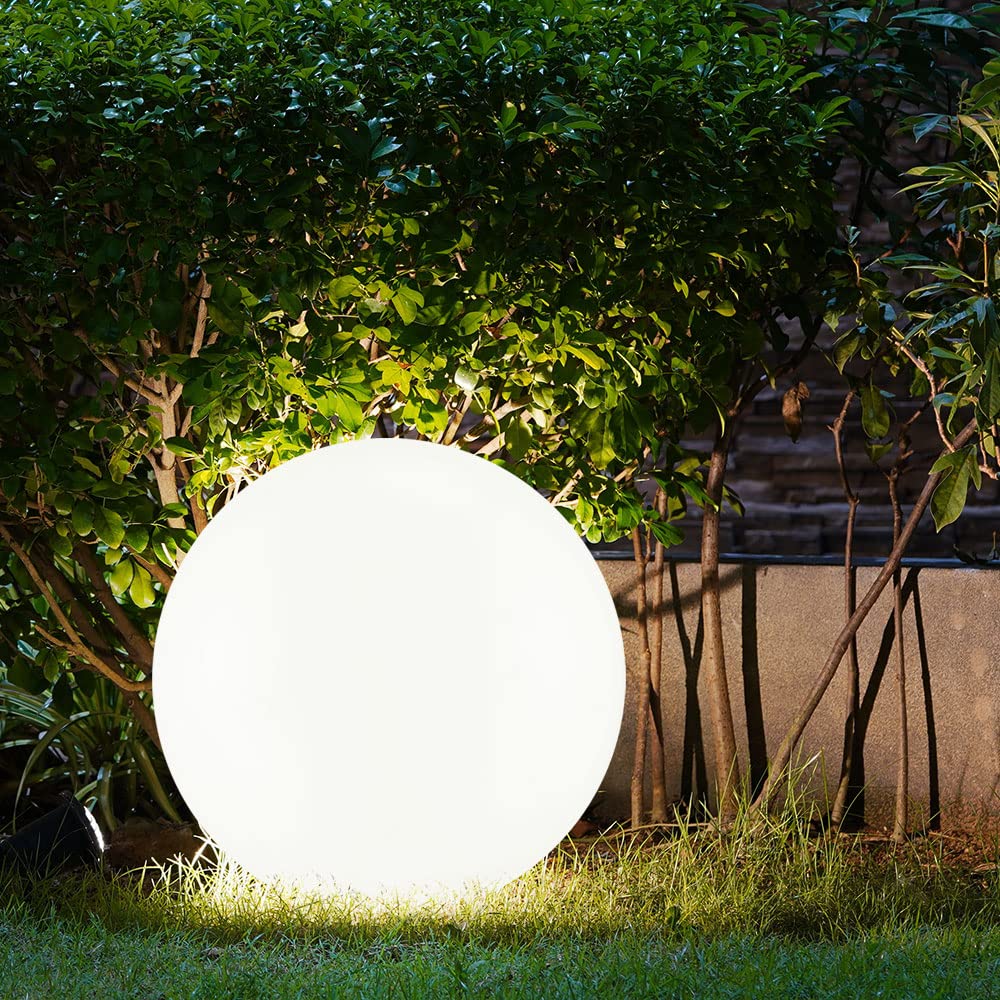 Solarleuchte Kugel Garten Kugelleuchte Solar LED Gartendeko Solarkugel für Außen 20 cm, Leuchtdauer ca. 6-8 Stunden, H 62 cm, 8er Set